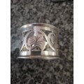 3 Leaf Clover Cutaways Sterling Silver Serviette Ring