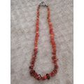 A Fine carnelian and crystal Necklace