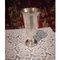 A Lovely Silver plated Kiddush Cup form Israel