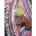 DORCAS ENGRAVED  No5 SILVER THIMBLE