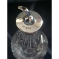 A Sterling silver Topped Cystal Bitters
