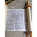 Small Sefer Torah Scroll Hebrew Jewish Bible Pentateuch Judaica
