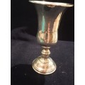 A sterling silver Kiddush cup