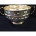 An exceptional silver Britannia grade (950 finesse ) rosebowl