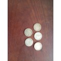 A collection of 5 George v tickey