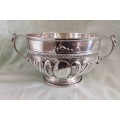 An exceptional silver Britannia grade (950 finesse ) rosebowl