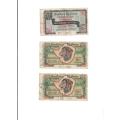Southern Rhodesian Lottery tickets 1951 (Lot of 10)
