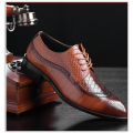New Arrival Retro Men PU Leather Shoes Business Wedding Oxford Shoes