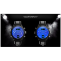 Men Watches BOAMIGO 3 Times Zone Military Sports Dual Display CRAZY R370