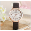 Genuine Leather Women Watches Bracelet Black Brown Red  MAD R200 free shipping