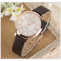 Genuine Leather Women Watches Bracelet Black Brown Red  MAD R200 free shipping