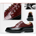 Men Genuine Cow Leather Casual Shoes Comfortable Lace Up Male MAD R549
