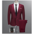 Men Suit 2018 New Top Quallity Suit ( Jacket + Pants ) Business Professional MAD R550