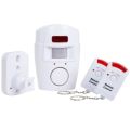 Wireless Motion Sensor Security Alarm with Two Remotes