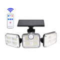 Two Pack - Solar Sensor Lights with Remote Control