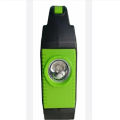 Rechargeable Portable - 3 Light Setting Flashlight Cob LED - Green