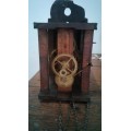ANTIQUE BLACK FORREST POSTMAN'S CLOCK - MUSEUM PIECE FOR RESTORATION || Please read & view picts