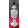 ALABASTER MARBLE TABLE LAMP 32cm - Read Desc & See Pictures