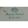 ALFRED MEAKIN GRAVY BOAT  BOWL 17x10cm PLATE 19x17cm - Read Desc & See Pictures