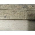 3 Vintage Wood Rulers as per pictures - PLEASE C DESC