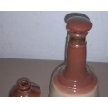 2 VINTAGE COLLECTABLE BOTTLES - BELLS by WADE & GODSHILL SCRUMPY