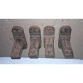 4 ANTIQUE BED POST ATTACHMENTS -See Pictures