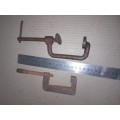 2 HEAVY GAUGE METAL CLAMPS - PLEASE SEE PICTURES