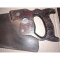 Vintage Disston Saw 60cm blade - Canada  - as per pictures