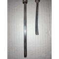 2 Vintage gorge chisels -straight & curved  - as per pictures