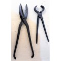 2 Vintage Blacksmiths Tools 30cm & 40cm- as per pictures