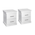 Bed tables / side pedestals (white or black ) price is for pair