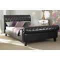 Chesterfield sleigh bed on auction -queen size -brand new