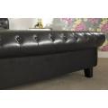 Chesterfield sleigh bed on auction -queen size -brand new