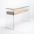 Console with glass / drawer / drawer server