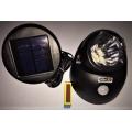 *ONLY 6 TO GO AT THIS PRICE*SOLAR SECURITY LIGHT WITH SENSOR AND REMOVABLE RECHARGEABLE BATTERIES