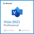 Visio Professional 2021 RETAIL ONLINE ACTIVATION Instructions + Download Link + License Key 32+64Bt