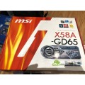 MSI X58A-GD65 Motherboard