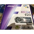 MSI H55M-E23 Mother board brand new