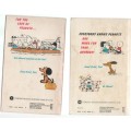 TWO CHARLIE BROWN PAPERBACKS BY CHARLES M SCHULZ