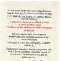 A PASSION FOR EXCELLENCE, THE LEADERSIP DIFFERENCE - TOM PETERS (1988)