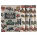 SET OF FOUR BOOKS IN SLIPCASE, CARS OF THE WORLD - J D SCHEEL