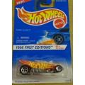 HOTWHEELS 1996 FIRST EDITIONS #8 0F 12 MODELS, TURBO FLAME (MADE IN MALAYSIA)