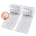 White velcro dots 15mm, 1000 pairs (self-adhesive hook and loop dots)