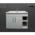 Floating  2 Door + Shelfs Bathroom Vanity 80cm -  Cabinet & Basin