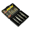 4pc Double Side Damaged Screw Extractor Drill Bits