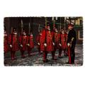 Valentines Post Card"INSPECTION OF YEOMAN WARDERS AT THE TOWER OF LONDON". See scans