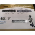 CCTV 4 channel surveilance kit