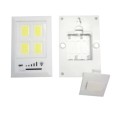 Portable COB LED Wall Light Switch Stepless Dimming Battery Lamp