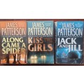 James Patterson: Along came a spider, Kiss the girls, Jack and Jill