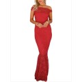 Elegant Red Lace Dress in size S to L
